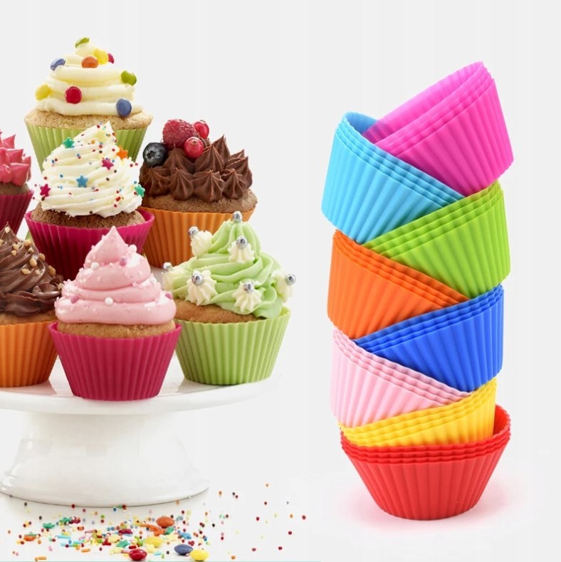 FOREMKI SILIKONOWE DO BABECZEK MUFFINKI XJ018