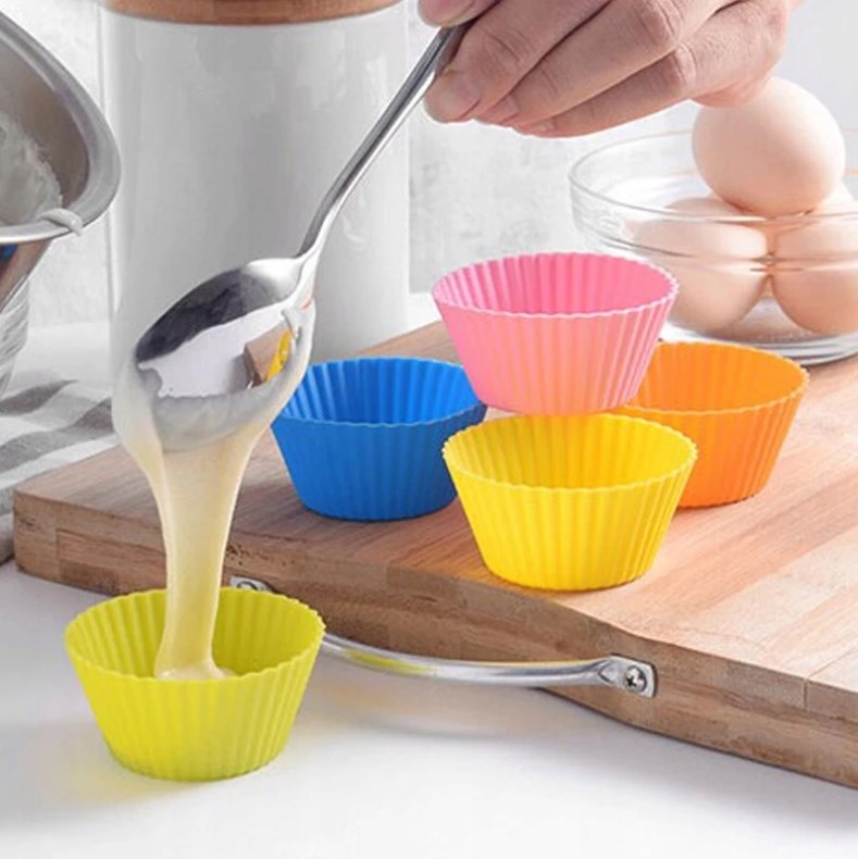 FOREMKI SILIKONOWE DO BABECZEK MUFFINKI XJ018