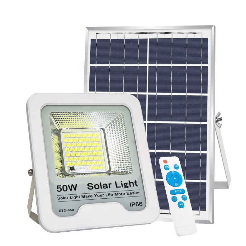 Lampa solarna led naświetlacz solar panel halogen pilot ip66 50w ETD50W