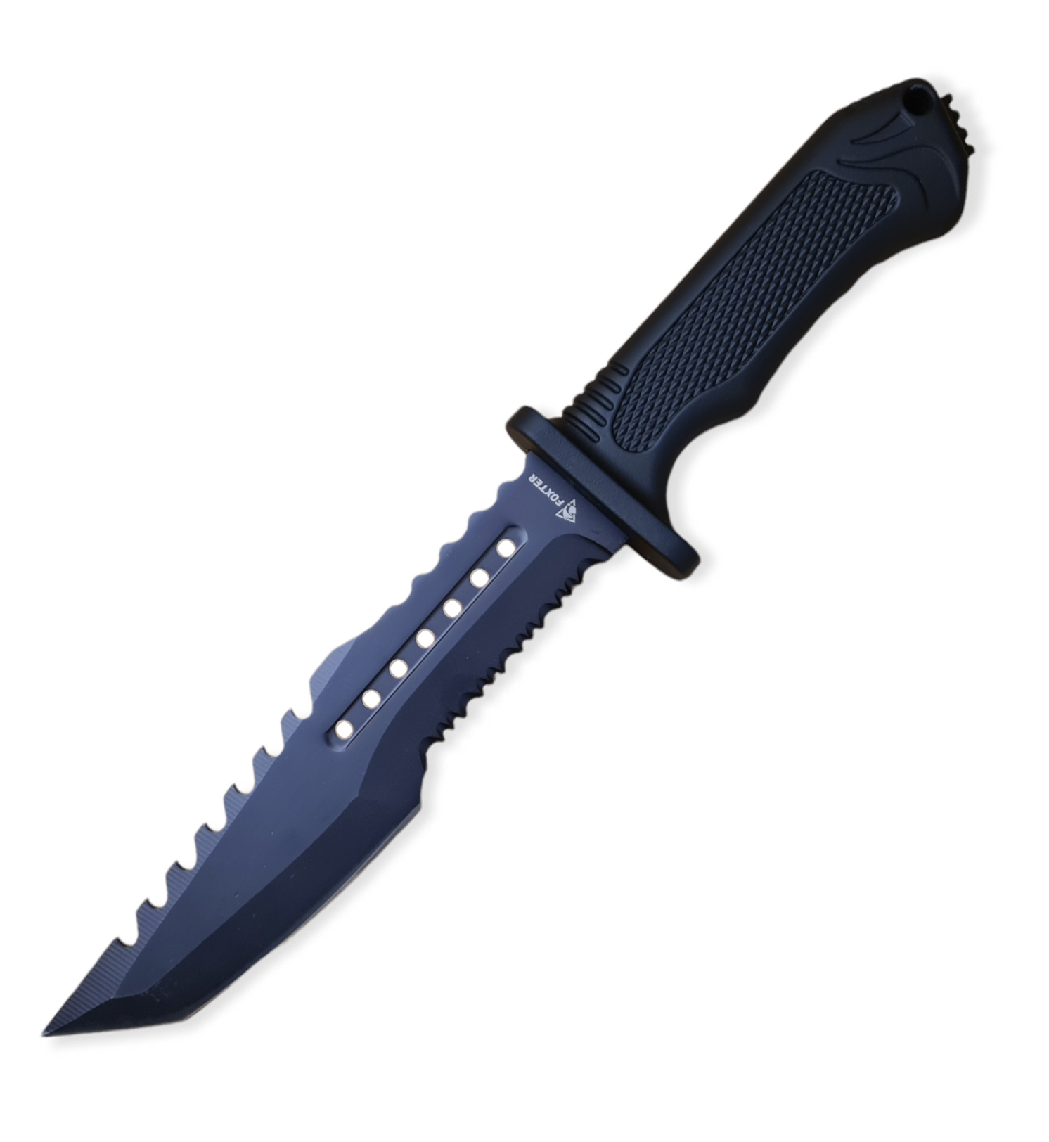FOXTER® Nóż taktyczny wojskowy militarny krzesiwo 31cm 2055