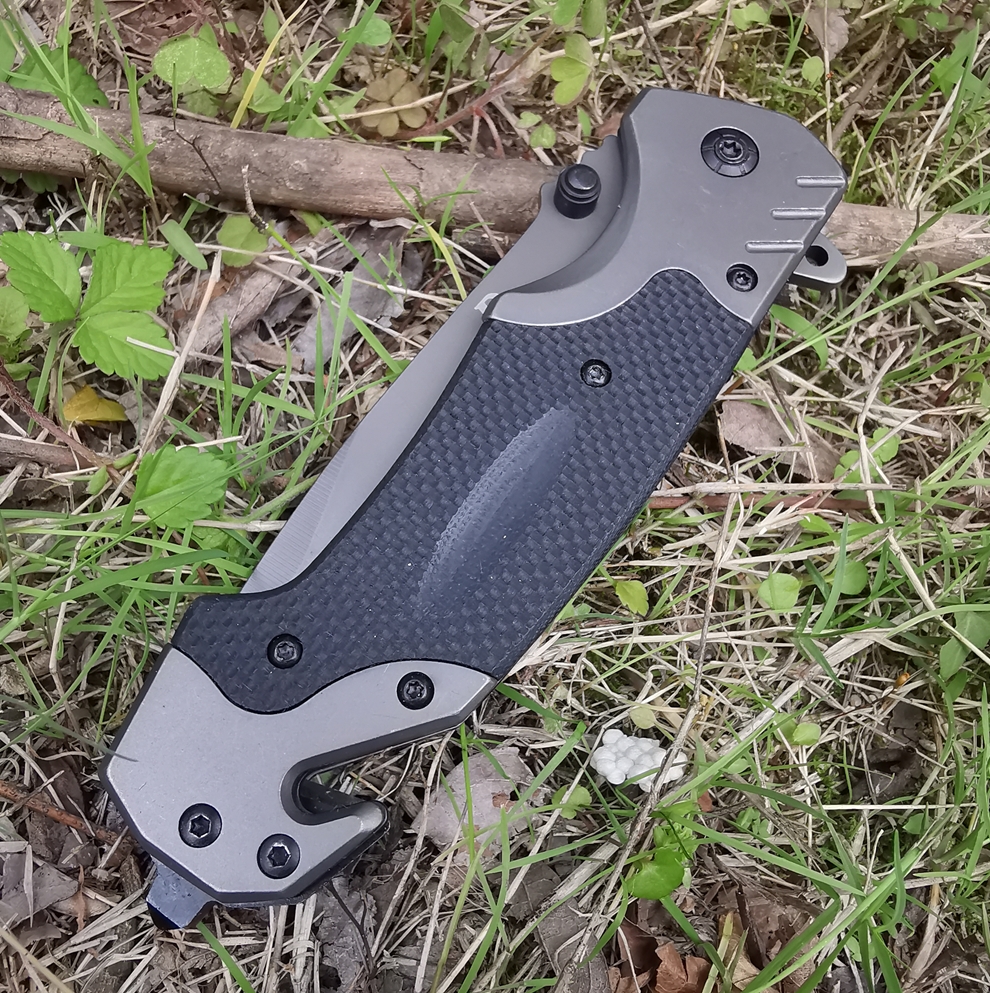 FOXTER® Nóż wojskowy taktyczny składany 23cm 1859