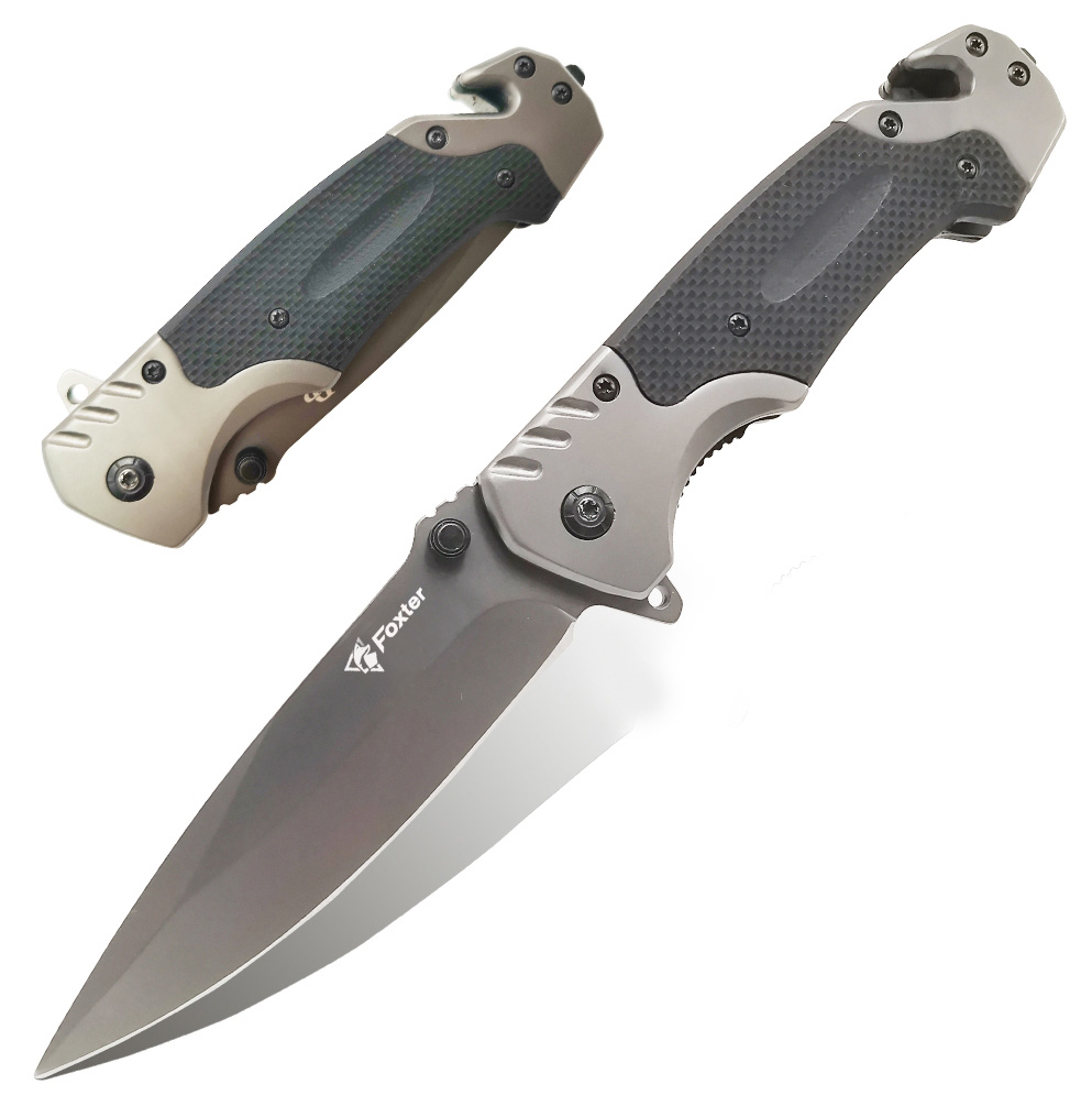 FOXTER® Nóż wojskowy taktyczny składany 23cm 1859