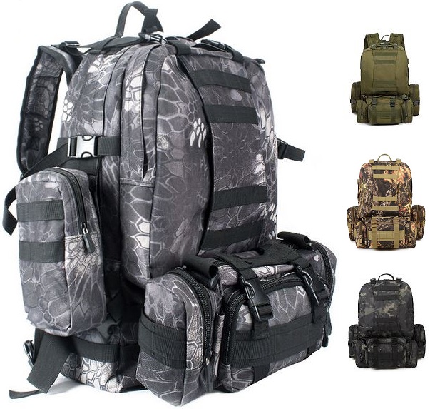 PLECAK WOJSKOWY TURYSTYCZNY 45L 50x30x22CM MIX KOLORY XJ4652