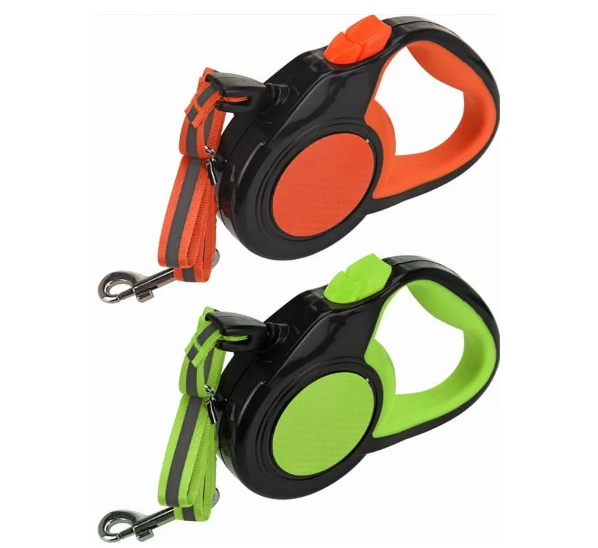 NUXIE® Smycz dla psa automatyczna linka odblaskowa 3m 15kg 2367