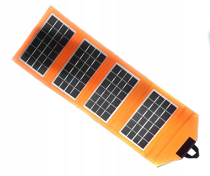 ŁADOWARKA SOLARNA SKŁADANY PANEL SŁONECZNY USB SYMBOL 6180