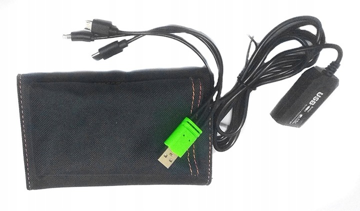 ŁADOWARKA SOLARNA SKŁADANY PANEL SŁONECZNY USB SYMBOL 6180
