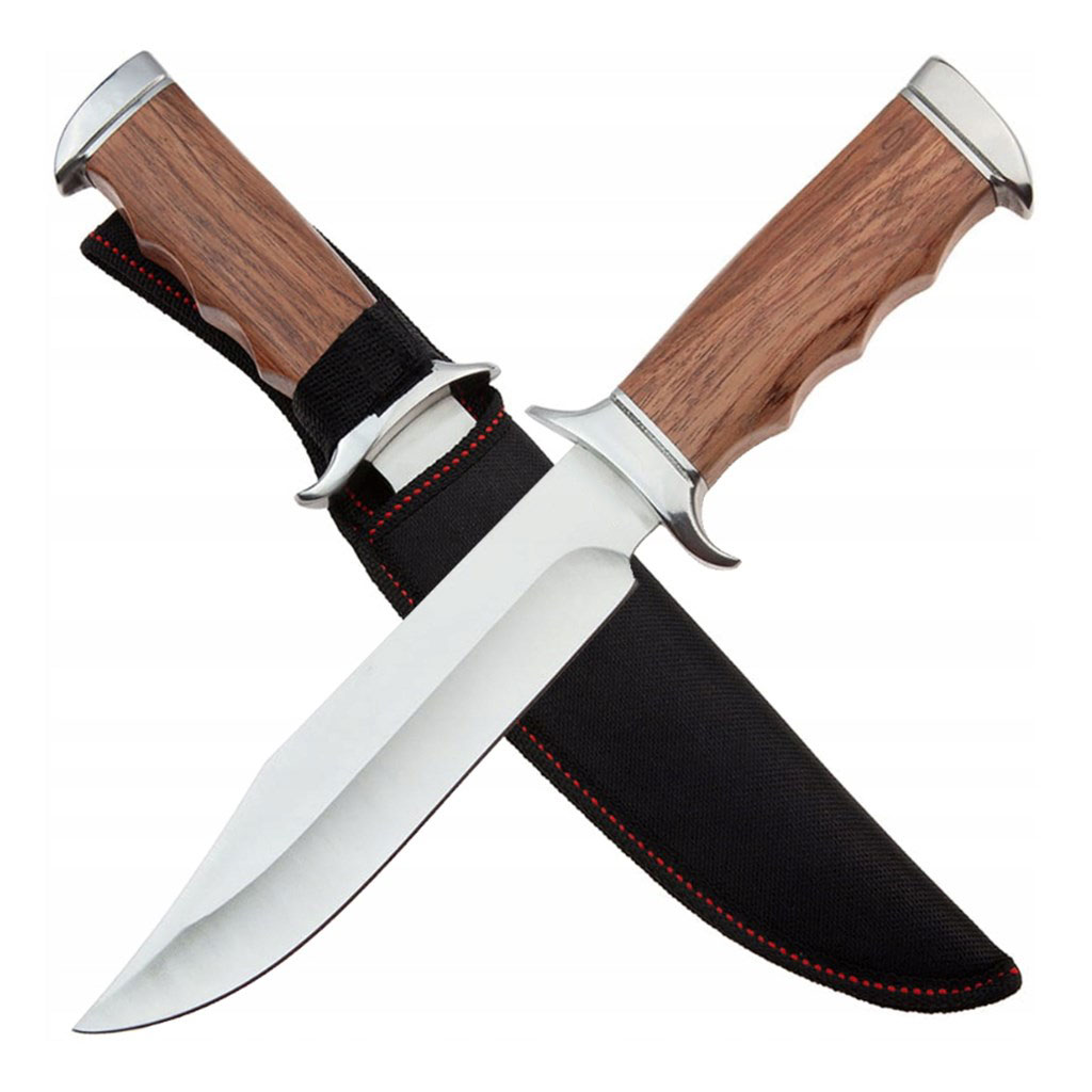 NÓŻ MYŚLIWSKI TAKTYCZNY WOJSKOWY 31 CM + POKROWIEC XJ4730