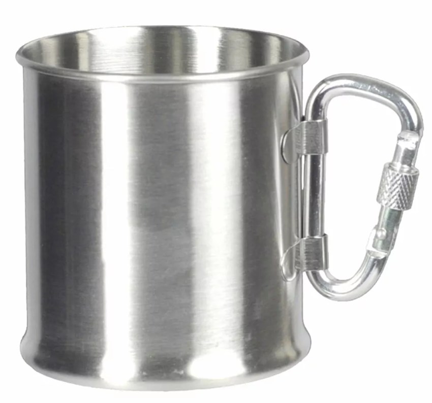 KUBEK Z KARABIŃCZYKIEM TURYSTYCZNY METALOWY 250ML XJ4925