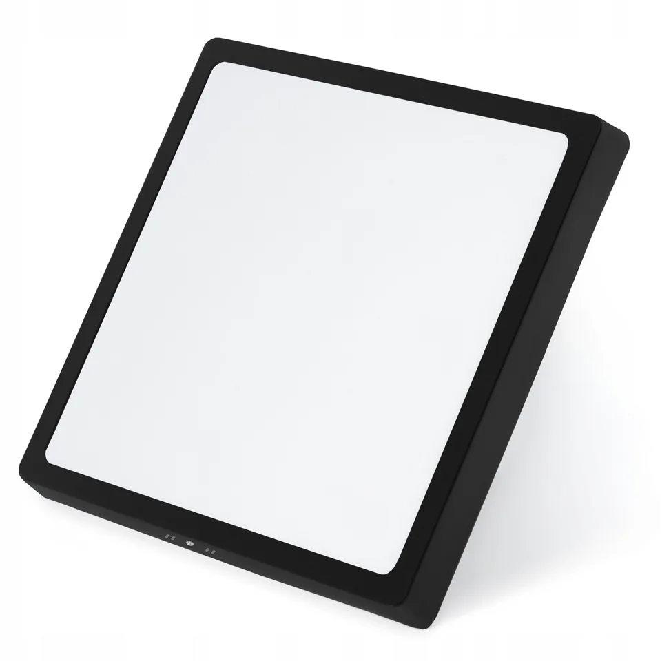 Plafon led panel natynkowy niemrugający ccd czarny neutralny 18w 2594