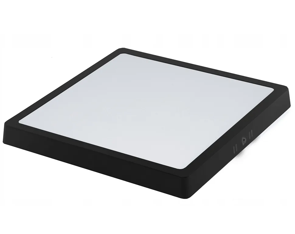 Plafon led panel natynkowy niemrugający ccd czarny neutralny 18w 2594