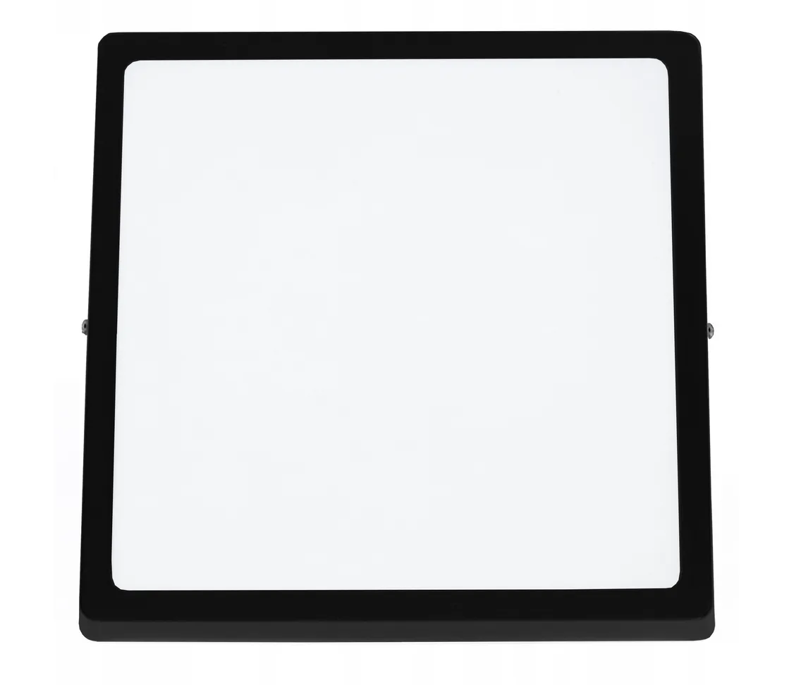 Plafon led panel natynkowy niemrugający ccd czarny neutralny 18w 2594