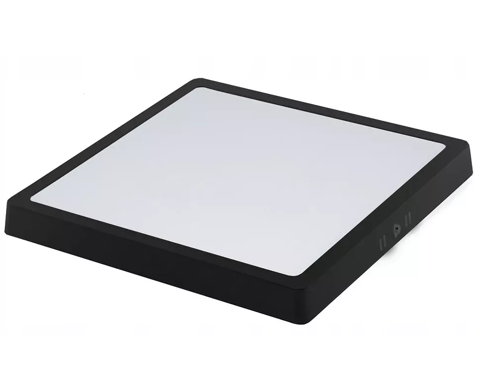 Plafon led panel natynkowy niemrugający czarny ccd biały ciepły 18w 2600