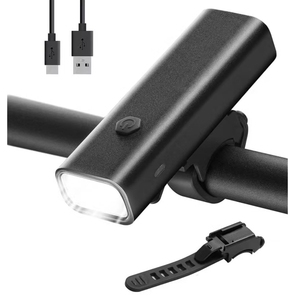 LAMPKA ROWEROWA PRZEDNIA LED USB B-SQUL XJ5054