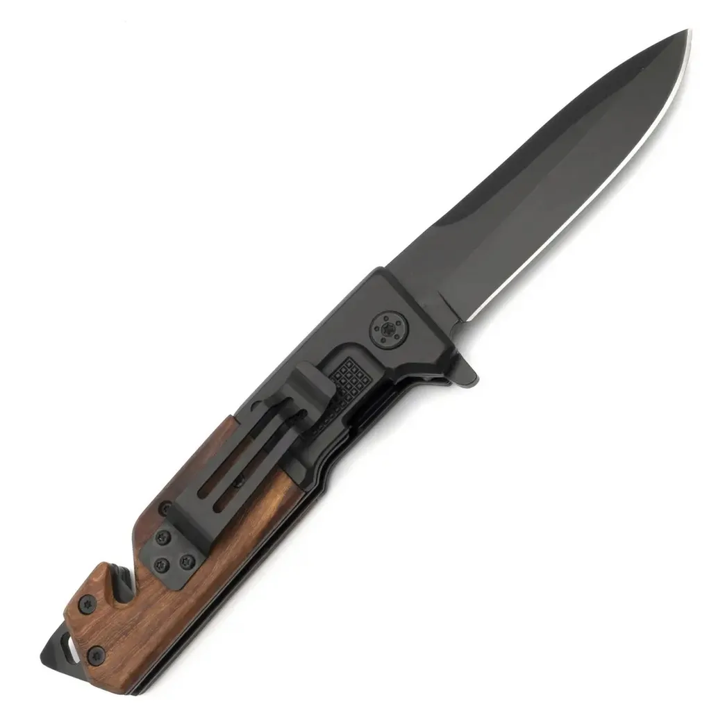 FOXTER® Nóż składany ratowniczy myśliwski survival 23cm 2694