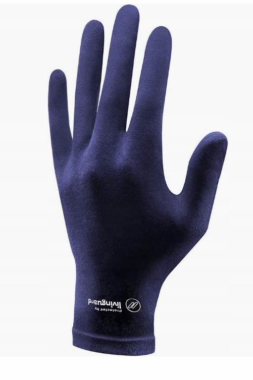 RĘKAWICZKI MATERIAŁOWE DAMSKIE GRANATOWE ROZM. XL SYMBOL 5222