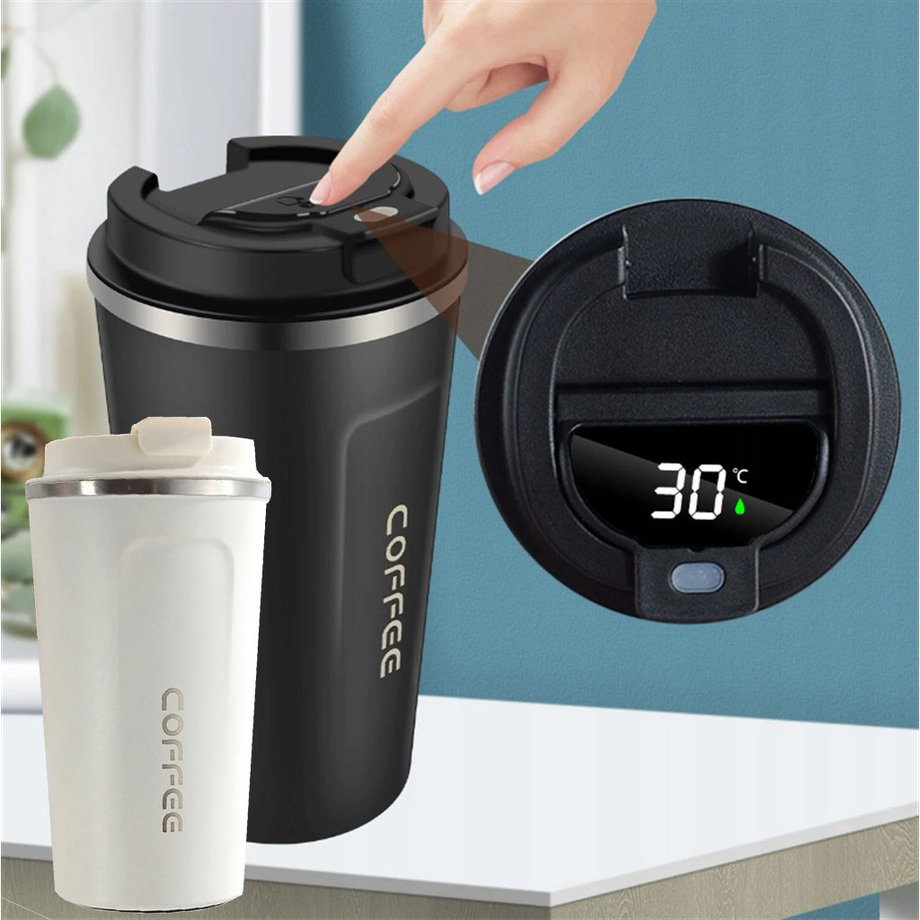 KUBEK TERMICZNY TERMOS WYŚWIETLACZ LCD 500 ml BIDON XJ5296