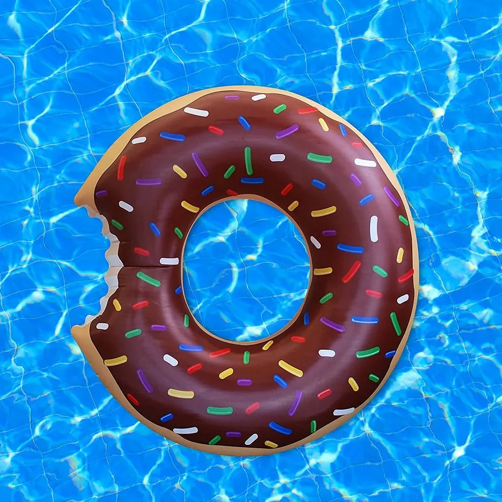 Koło dmuchane do pływania kółko materac ponton donut xxl 90cm 2807
