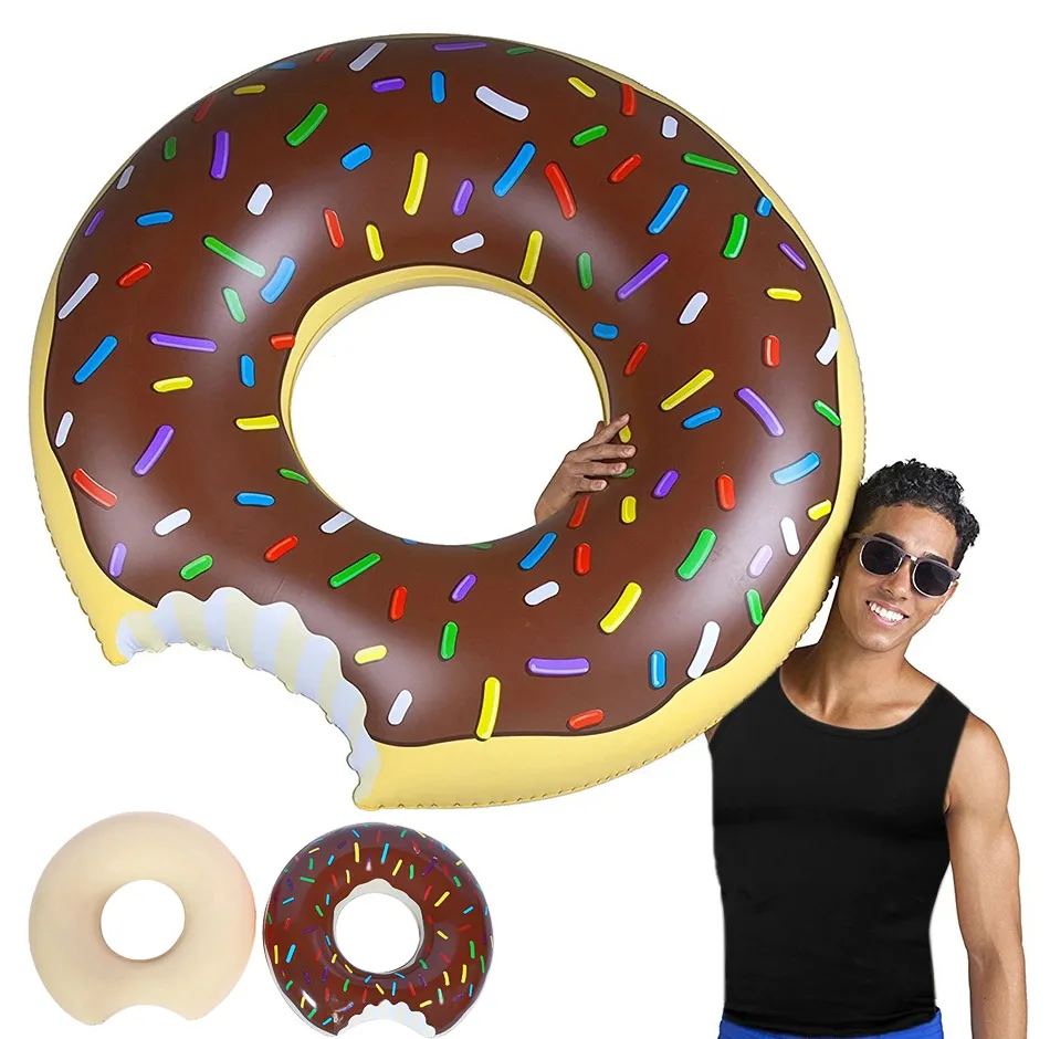 Koło dmuchane do pływania kółko materac ponton donut xxl 90cm 2807