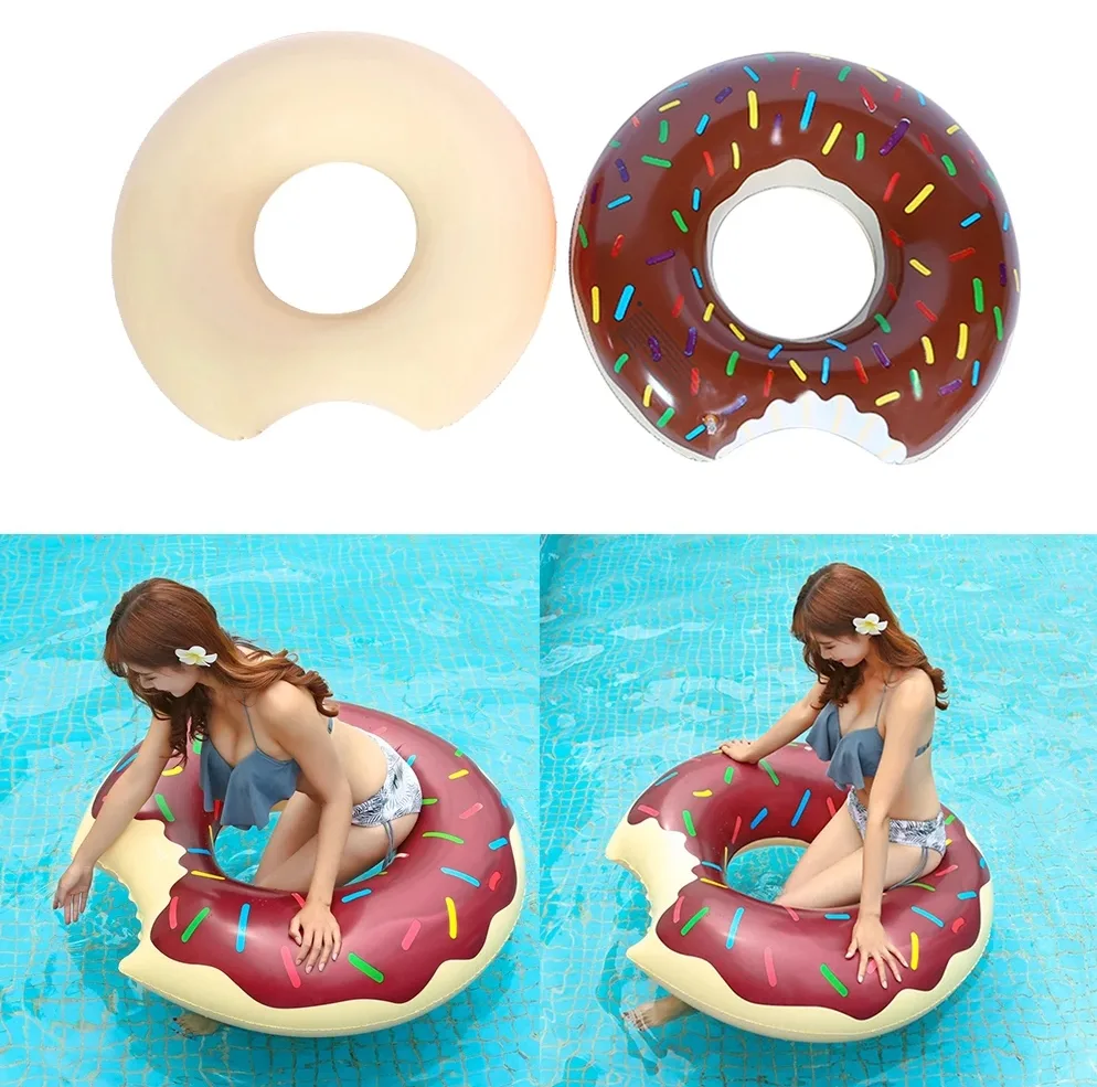 Koło dmuchane do pływania kółko materac ponton donut xxl 90cm 2807