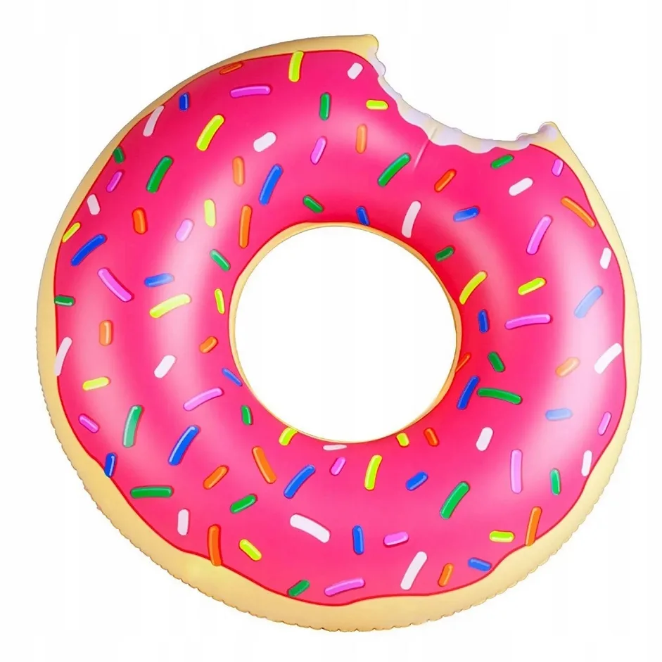 Koło dmuchane do pływania kółko materac ponton donut xxl 90cm 2811