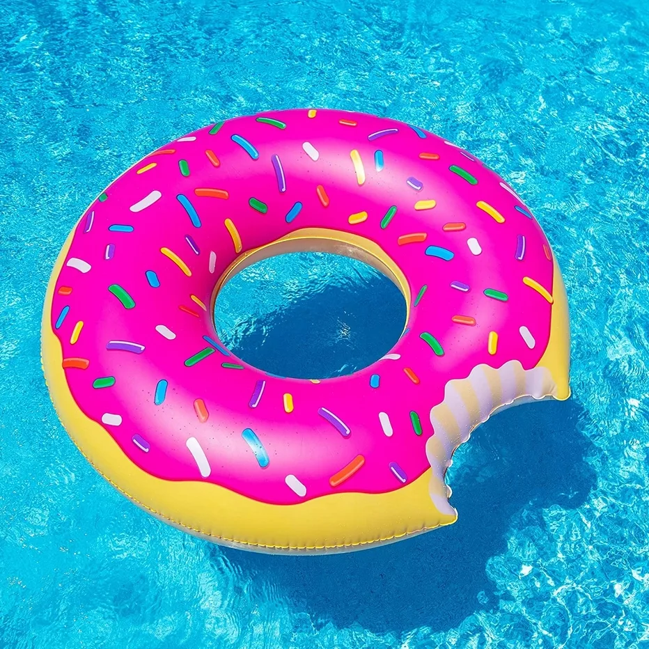 Koło dmuchane do pływania kółko materac ponton donut xxl 90cm 2811
