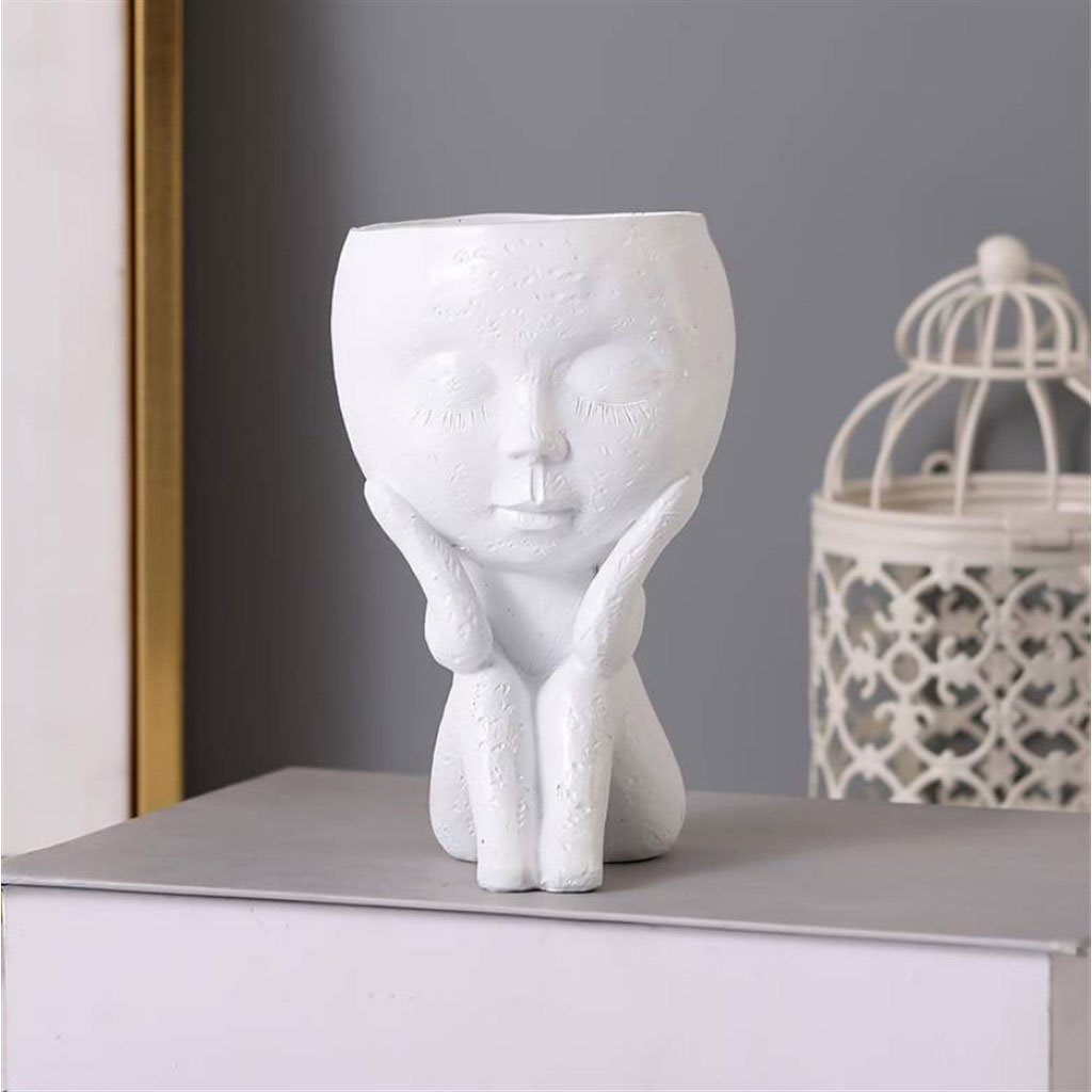WAZON CERAMICZNY DEKORACYJNY Z DRENAŻEM XJ5330