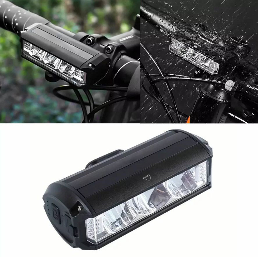 LATARKA ROWEROWA LAMPKA LED PRZÓD MOCNA 3xLED XJ5455