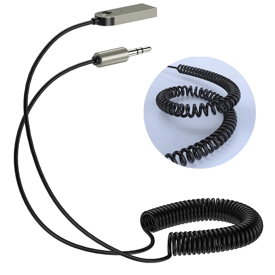 Transmiter adapter odbiornik audio bluetooth bt 5.3 aux do samochodu 2866