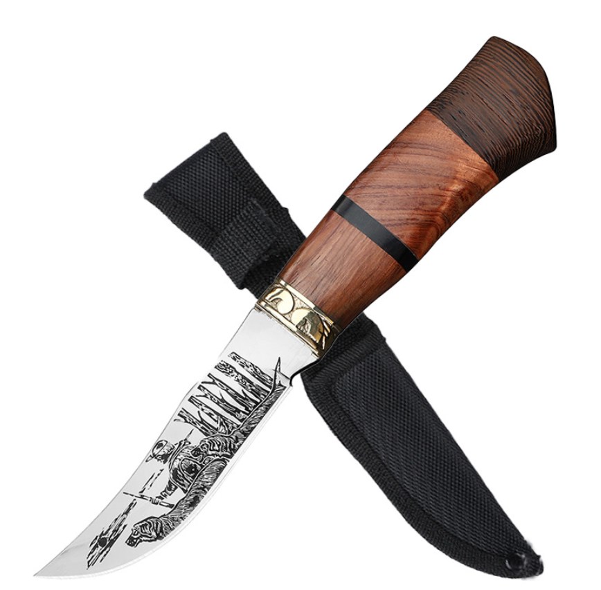 NÓŻ MYŚLIWSKI 23CM HARCERSKI FINKA WOJSKOWY B-SQUL XJ5501