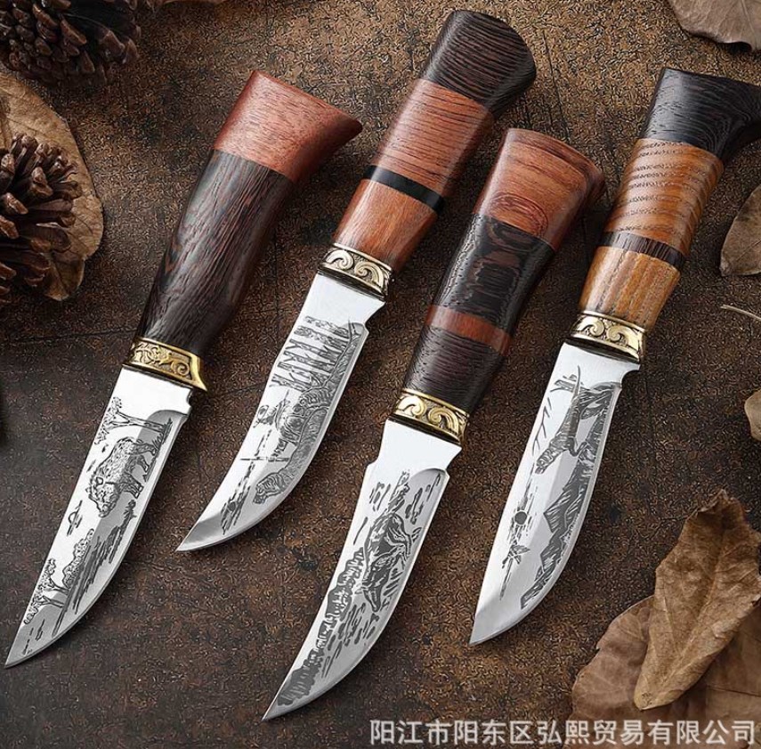 NÓŻ MYŚLIWSKI 23CM HARCERSKI FINKA WOJSKOWY B-SQUL XJ5501