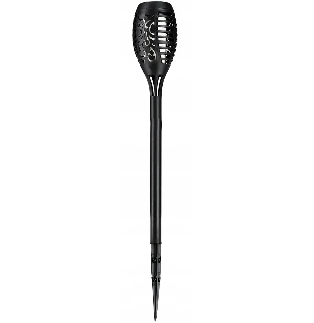 Lampa solarna led wbijana pochodnia latarnia czujnik 50cm 2584