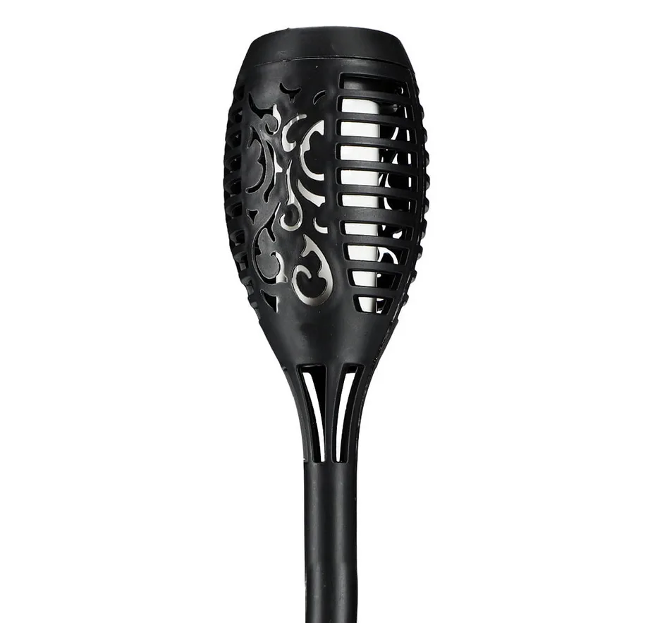 Lampa solarna led wbijana pochodnia latarnia czujnik 50cm 2584