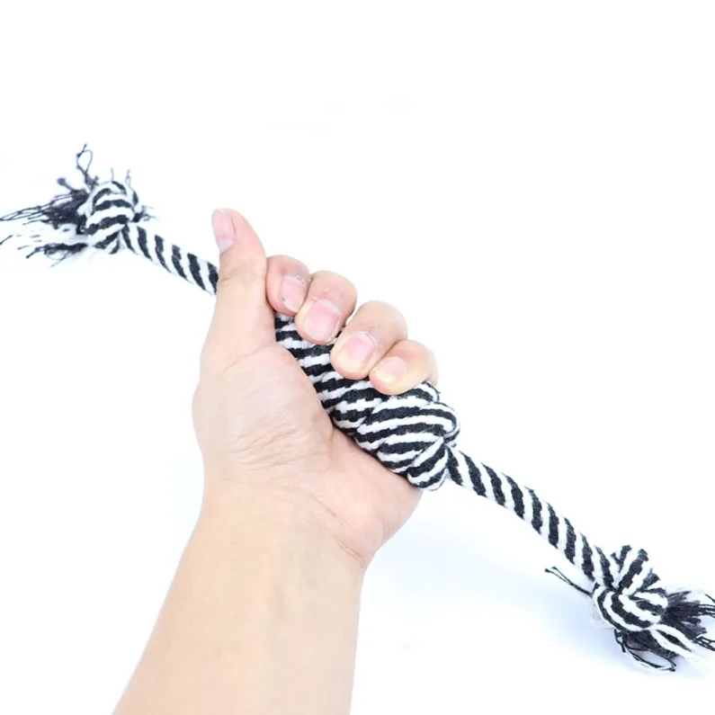 NUXIE® Sznur bawełniany szarpak dla psa kota zabawka 30cm 2503