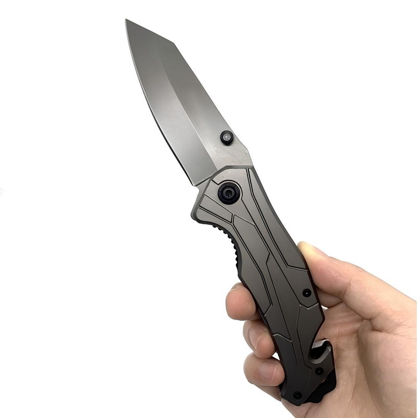 FOXTER® Nóż składany ratowniczy wojskowy taktyczny 20cm 2288