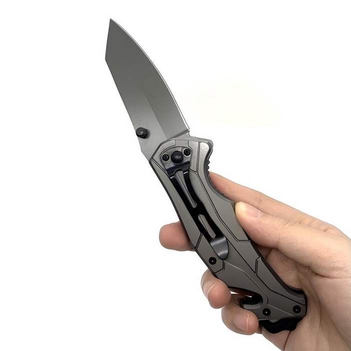 FOXTER® Nóż składany ratowniczy wojskowy taktyczny 20cm 2288