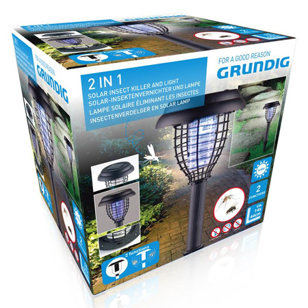 LAMPA SOLARNA OWADOBÓJCZA NA KOMARY OWADY SYMBOL 7504