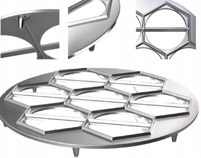 FORMA ALUMINIOWA  DO PIEROGÓW PIEROŻNICA XJ5681