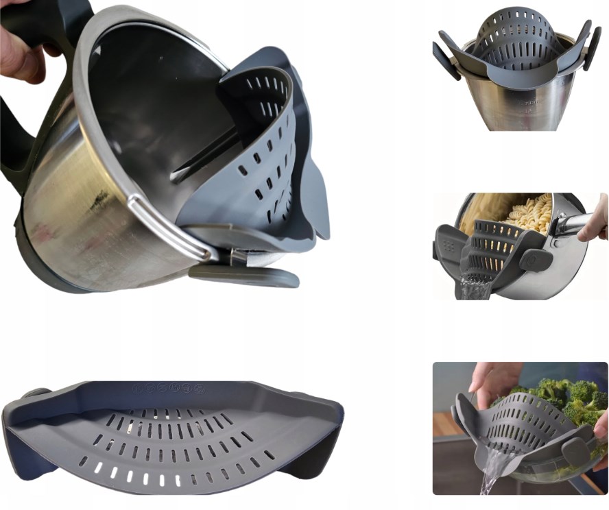 CEDZAK DURSZLAK SILIKONOWY NAKŁADKA NA GARNEK DO THERMOMIX XJ5671