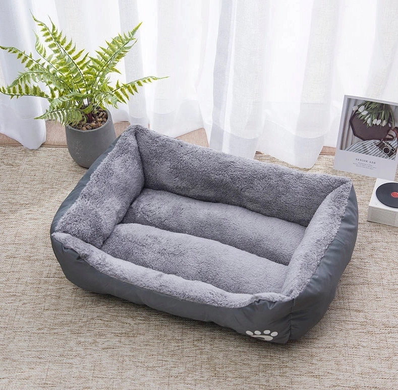 NUXIE® Legowisko dla psa kota pluszowe posłanie kojec poduszka xl 90x60cm 3136
