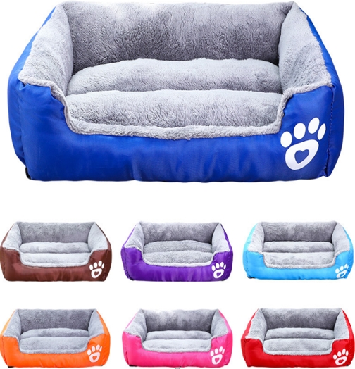 NUXIE® Legowisko dla psa kota pluszowe posłanie kojec poduszka xl 90x60cm 3136