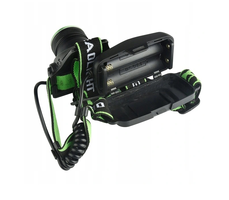 GENETIC® Latarka czołowa led czołówka xml t6 ring cob zoom 800m 1247