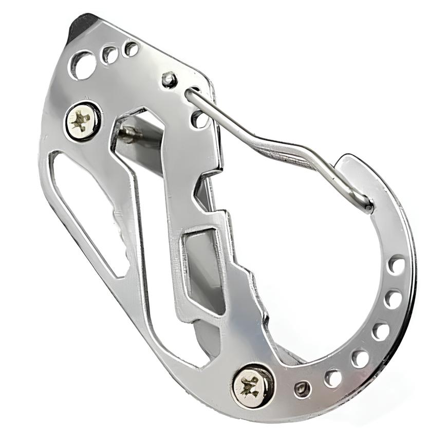 Karabińczyk wielofunkcyjny multitool na klucze brelok 1402