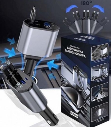 ŁADOWARKA SAMOCHODOWA 4W1 XJ5773