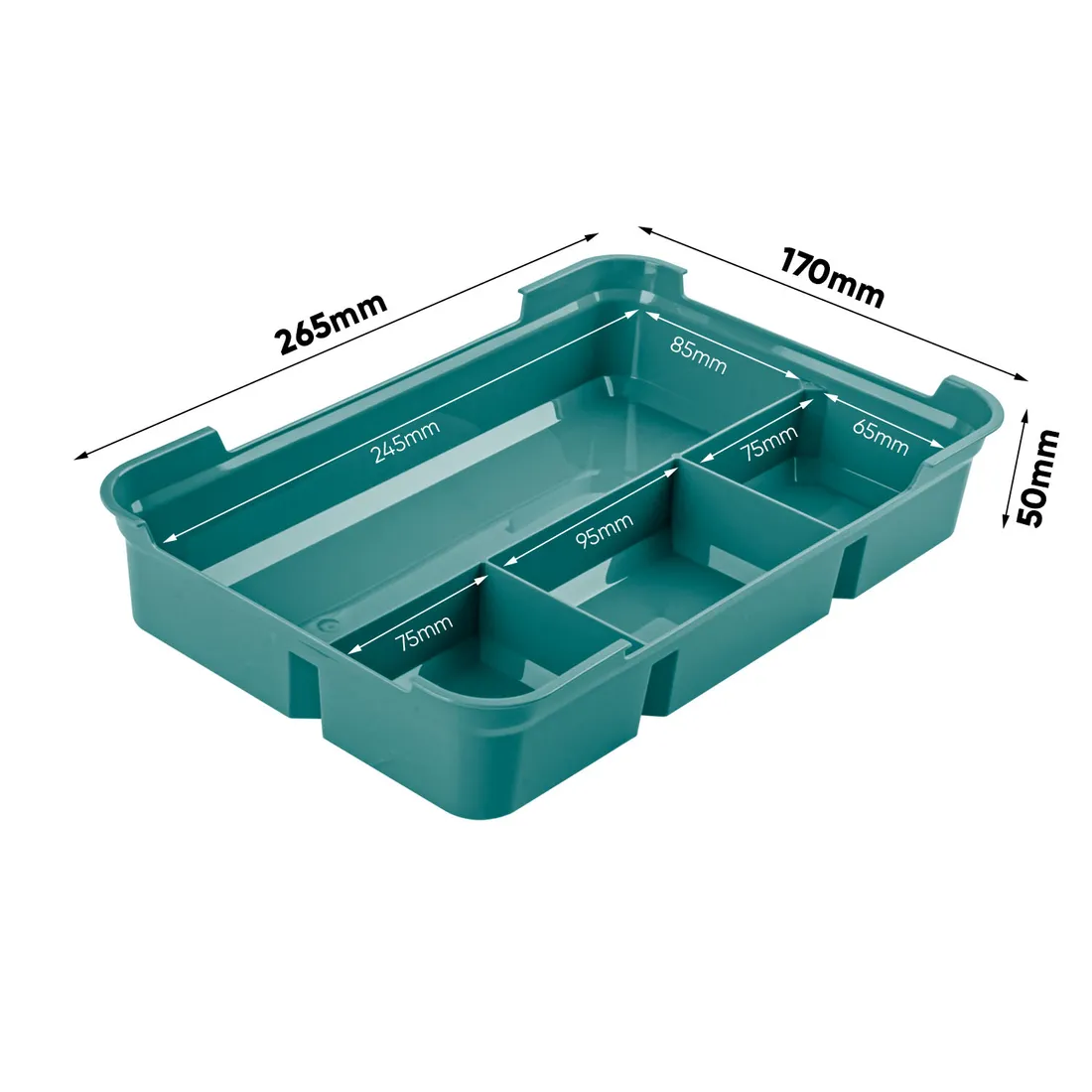 Pojemnik pudełko do przechowywania z organizerem 6,6l symbol 08046