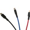 KABEL USB DO TELEFONU 3 W 1 TYP C MICRO IPHONE SYMBOL RJ5009