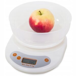 WAGA KUCHENNA ELEKTRONICZNA Z MISĄ MISKA 5KG LCD XJ4068