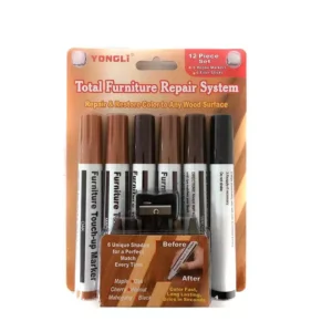 FLAMASTRY ZESTAW DO NAPRAWY PANELI MEBLI DREWNA MARKER +WOSK SYMBOL RJ4339