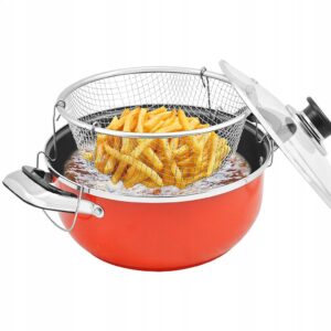 GARNEK DO FRYTEK MAKARONU FRYTKOWNICA POKRYWKA SITKO 28 CM XR288