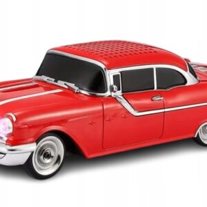 Głośnik Bluetooth WS-598 – Retro Samochód Sportowy z LED, FM, TWS i USB