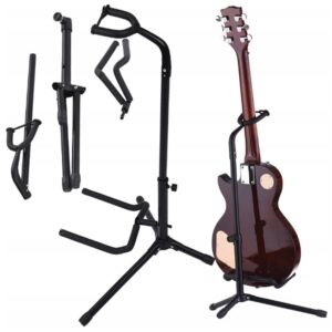 STATYW GITAROWY STOJAK NA GITARĘ REGULOWANY 80 CM XJ2149